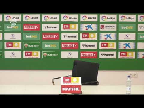 Elche CF Oficial - Directo - Rueda de prensa de Fran Escribá