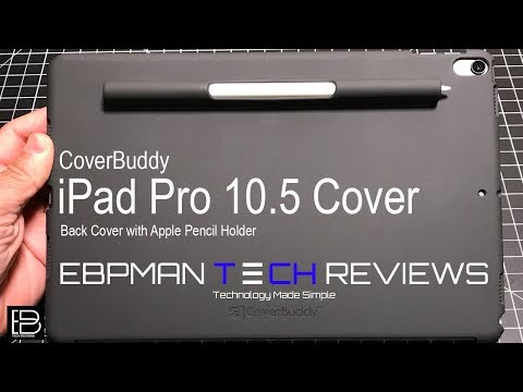 Tired of losing your apple pencil? Back Cover with Pencil Holder for the iPad Pro from Coverbuddy
