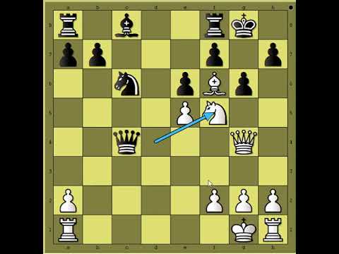 Genijalni pobednički potez velikog  ALEKHIN vs MUNOZ #2714 2