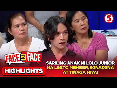 Sariling anak ni Junior na LGBTQ member, ikinadena at tinaga niya Face 2 Face