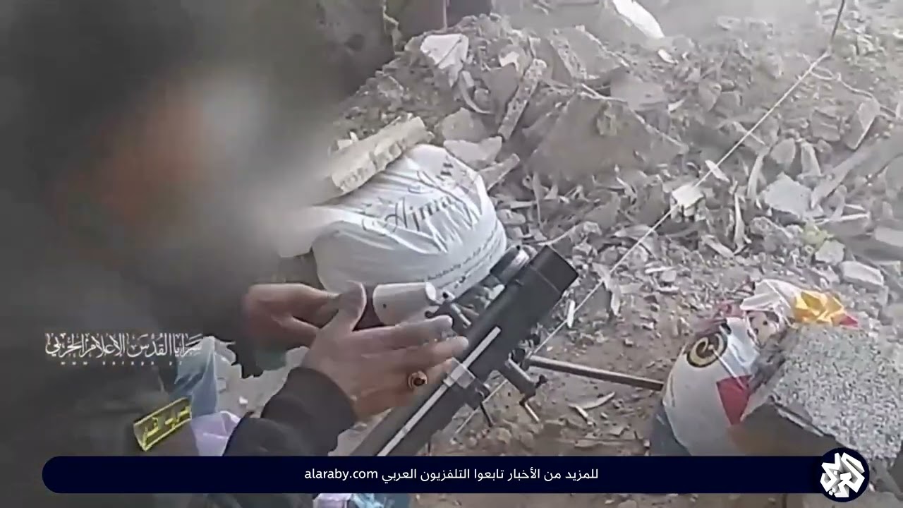 مشاهد استهداف اليات وقوات الاحتلال