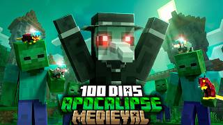 Sobrevivi 100 dias em um APOCALIPSE MEDIVEVLA no Minecraft - O FILME