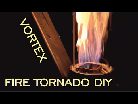 make a Fire Torch Tornado | trapped in 1.5M Glass Tube | Vortex DIY Feuerrohr 4.0 Video