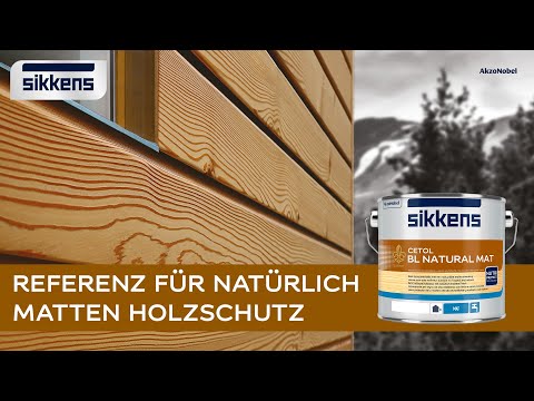 SIKKENS Cetol BL Natural Mat – Die Referenz für natürlich matten Holzschutz