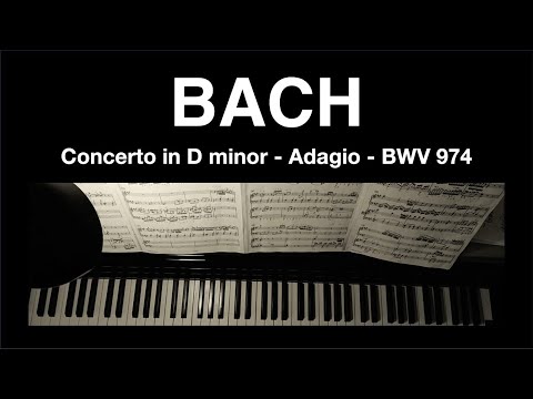 Bach Marcello Adagio BWV974