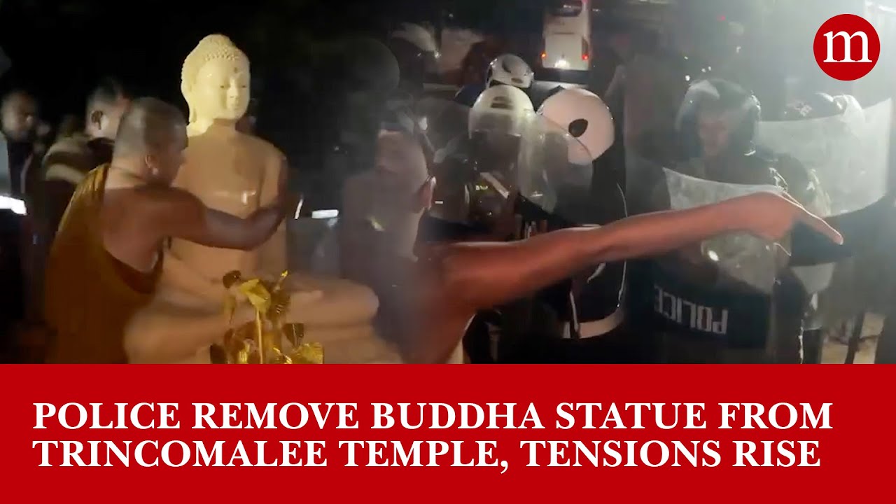 Police remove Buddha statue from Trincomalee temple, tensions rise | The Morning
