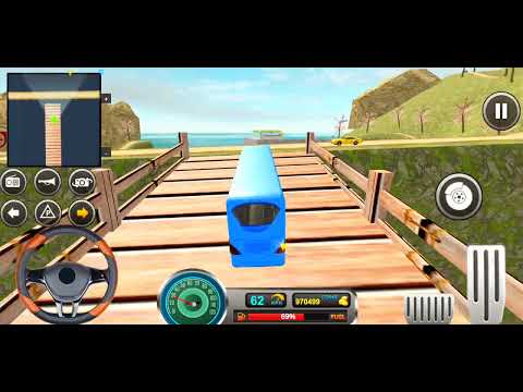 Real Uphill Offroad Bus Driving Simulation 2022 - Android Gameplay
