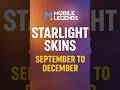 Upcoming Starlight Skins In Mobile Legends September To December 2025