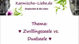 Zwillingsseele vs. Dualseele *~* Karmische Liebe *~*