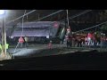 Violent scene near Amtrak train crash site.