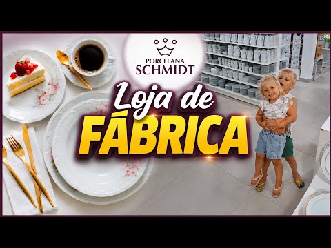 Loja de Fábrica Porcelanas Schmidt em Pomerode,  Santa Catarina. Ep.19