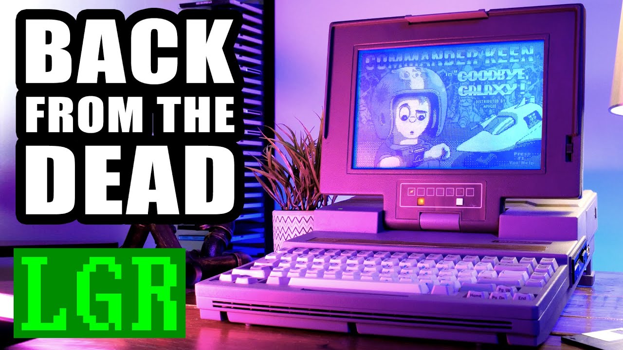 The Chaplet HALiKAN Lives! Vintage 80s Laptop Restored