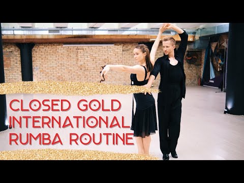 Closed Gold International Rumba Routine