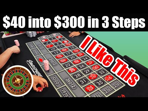 Make $40 into $300 in Three Spin (Roulette Strategy)