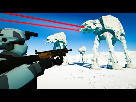 Battle of Hoth But It's MODERN MILITARY in Ravenfield Star Wars