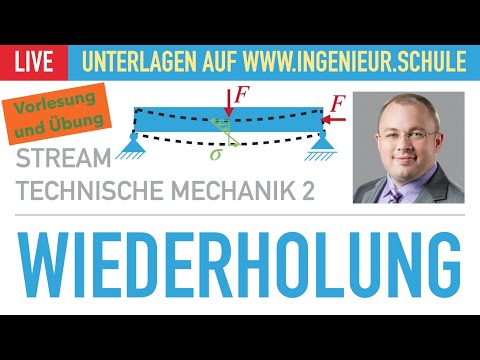 Wiederholung – Vorlesung und Übung – Technische Mechanik 2