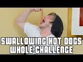 Glizzy Gobbler: Swallowing Hot Dogs Whole Challenge | WheresMyChallenge