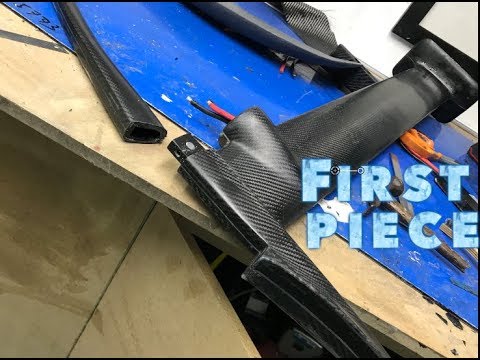 ELECTRIC HYDROFOIL FULL CARBON FIBER MAST/FUSELAGE, PART 3