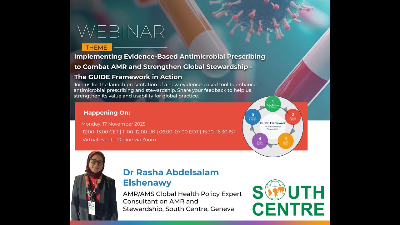 Webinar on Guidance on Antimicrobial Stewardship