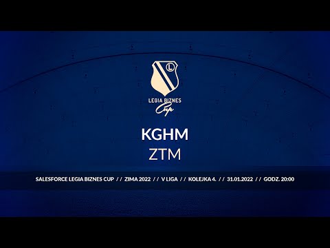 Skrót spotkania KGHM - ZTM ( Legia Biznes Cup Zima 2022 )