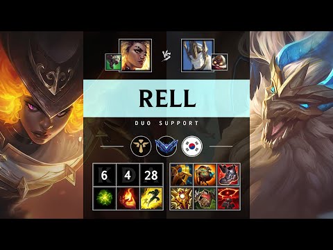 Rell Support vs Galio - KR Diamond Patch 25.S1.1