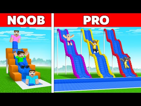 Build the Best WATER PARK Challenge in Minecraft!
