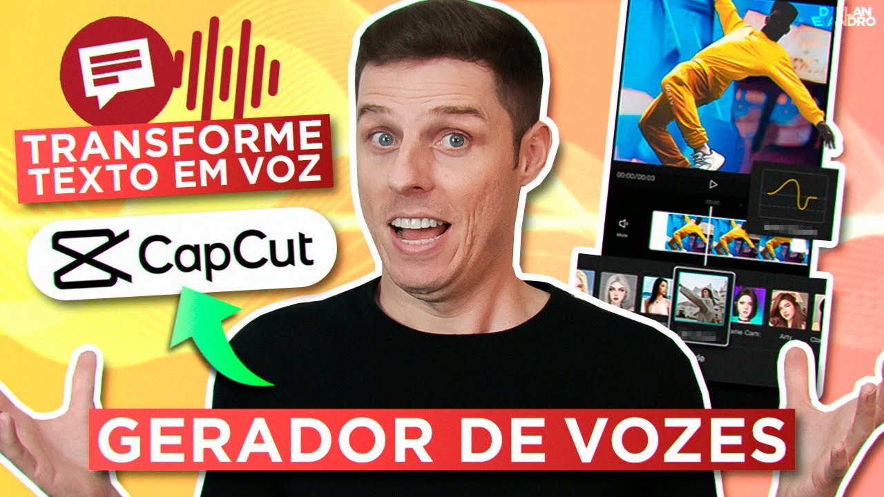 Voz artificial Realista! Converta Texto em Fala usando o CAPCUT - Grátis e ilimitado!