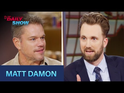 Matt Damon - "Kiss the Future" | The Daily Show
