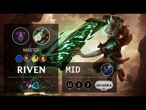 Riven Mid vs Lissandra - EUW Master Patch 10.9