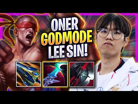 ONER LITERALLY GOD MODE WITH LEE SIN! - T1 Oner Plays Lee Sin JUNGLE vs Vi! | Season 2025