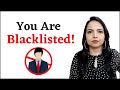 7 Reasons Why Companies Blacklists ❌  Employees & Candidates ?