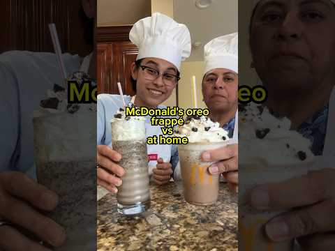 McDonalds Oreo Frappé vs Homemade