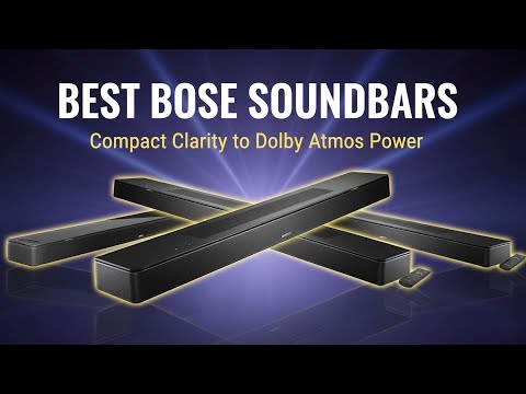 5 Best BOSE Soundbars of 2025 – Compact Clarity to Dolby Atmos Power!