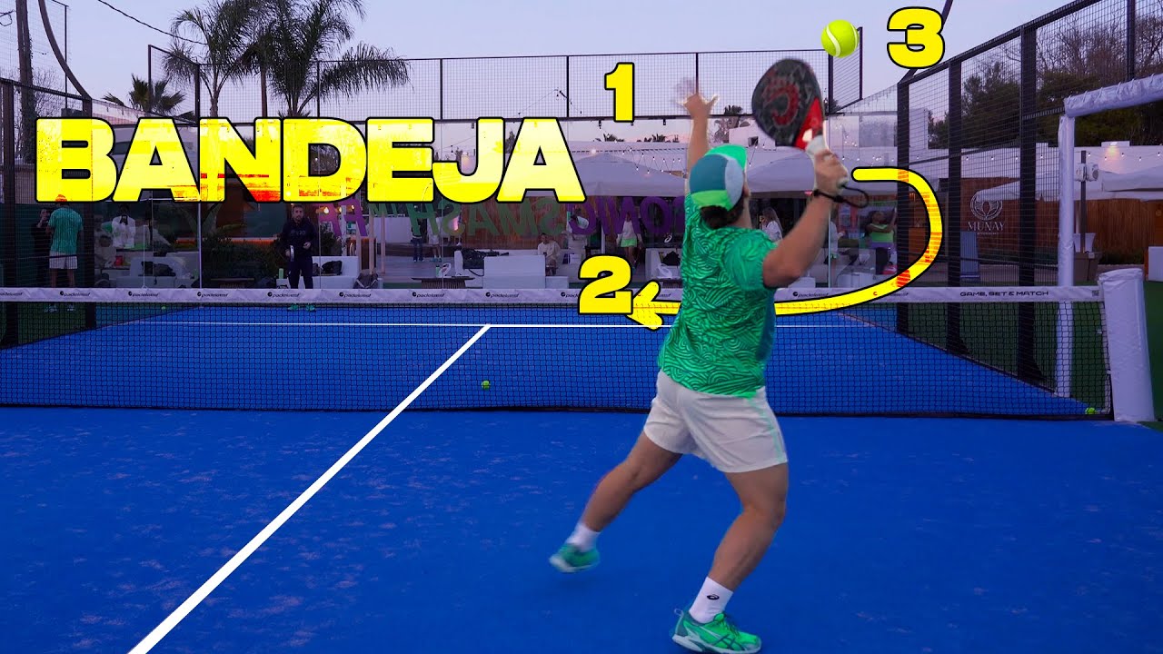 Bandeja and vibora: technique and body rotation
