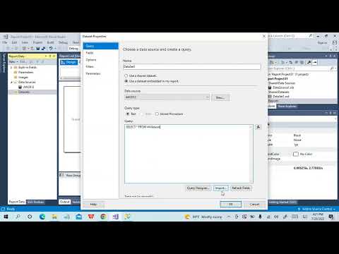 SSRS Tutuorial - Interactive Sorting
