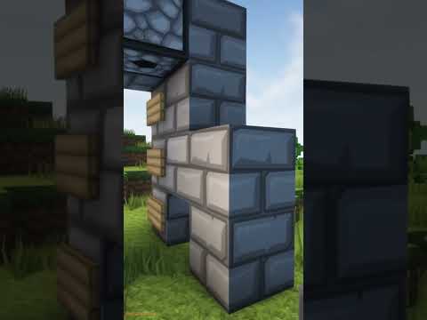 "EPIC LAVA DOOR! Simple Redstone Build" #Minecraft