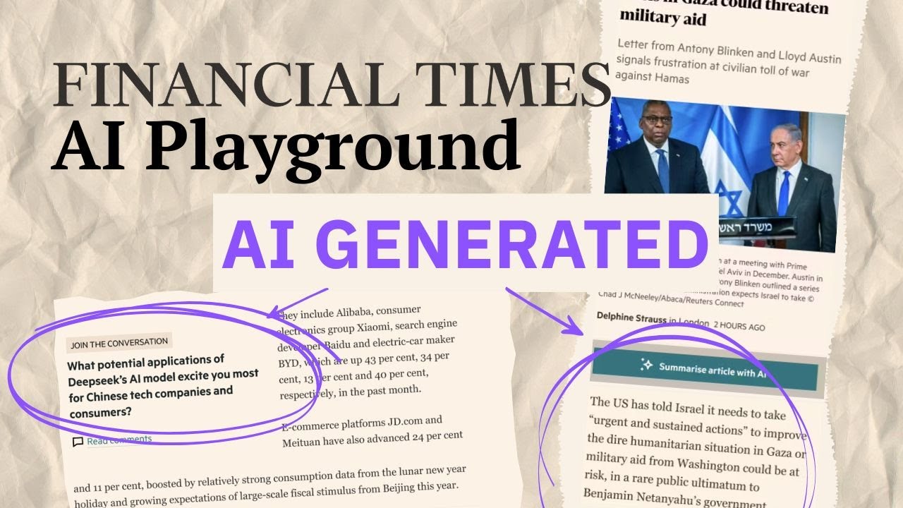 How the Financial Times uses AI in the newsroom | AI and the Future of News 2025