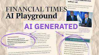 How the Financial Times uses AI in the newsroom | AI and the Future of News 2025