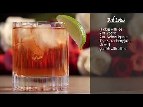 Red Lotus Cocktail Recipe Video