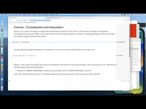 Swift Programming 2 - Unit 2 Strings & Functions - Spring 2024