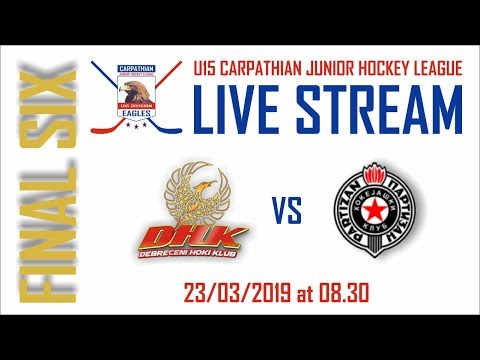 CJHL U15 FINAL SIX: Debreceni Hoki Klub - HK Partizan Beograd (1)