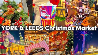 York & Leeds Christmas Markets | Life in Northern England Vlog