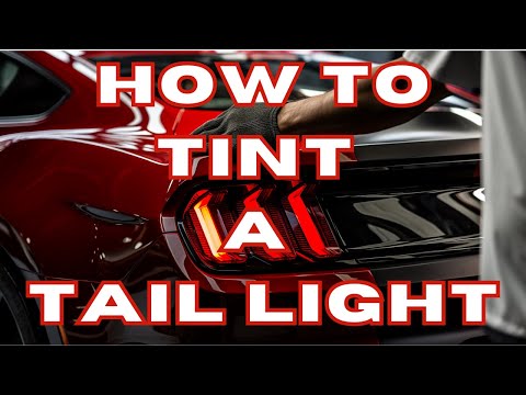 HOW TO TINT TAIL LIGHTS (Mustang GT)