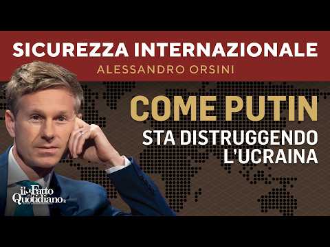 Come Putin sta distruggendo l’Ucraina. La diretta con Alessandro Orsini