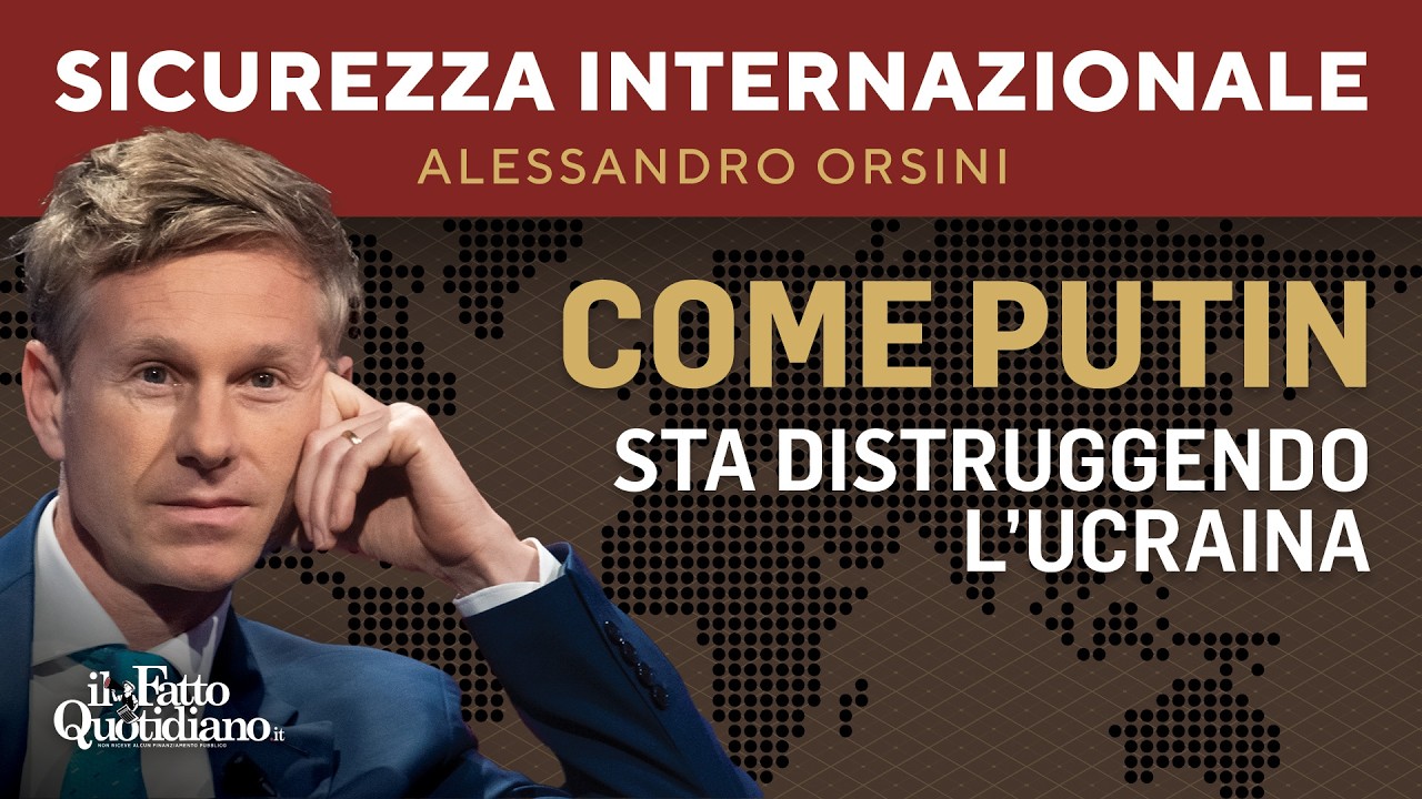 Come Putin sta distruggendo l’Ucraina. La diretta con Alessandro Orsini
