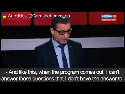 Solovyov is still bitter about his Italian villa