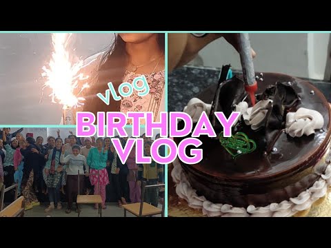 Hostel Birthday Vlog 💗✨ | Girls, Cake & Chaos 🎂