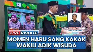 Momen Haru di Universitas Malahayati Lampung, Keluarga Wakili Wisuda Hadori yang Telah Berpulang