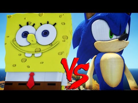SPONGEBOB VS SONIC - GREAT BATTLE