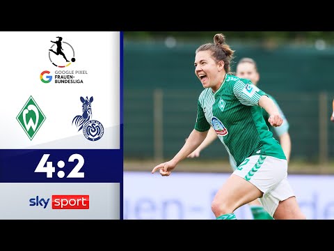 Werder gewinnt torreiches Duell ! | SV Werder Bremen - MSV Duisburg | Frauen-Bundesliga 2023/24